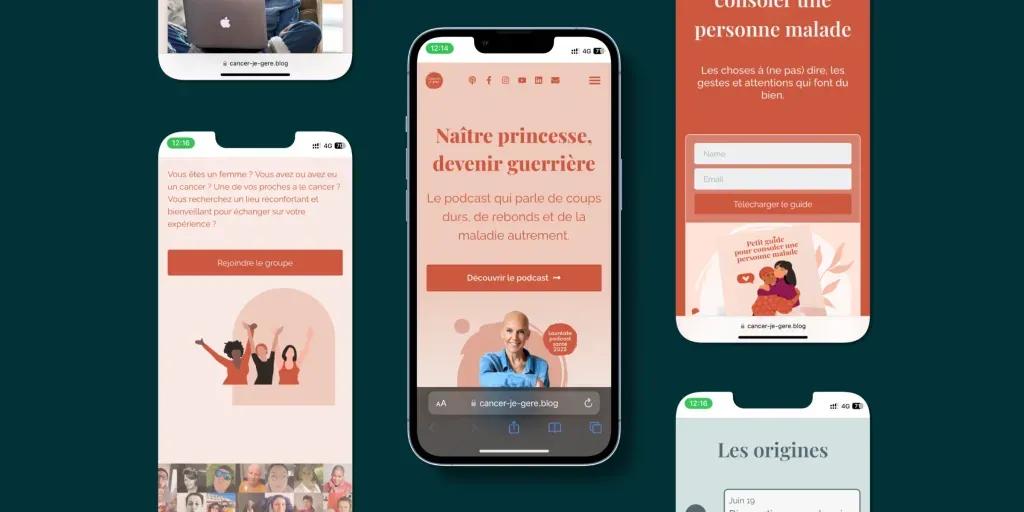 Présentation du projet réalisé pour Cancer ? Je gère !