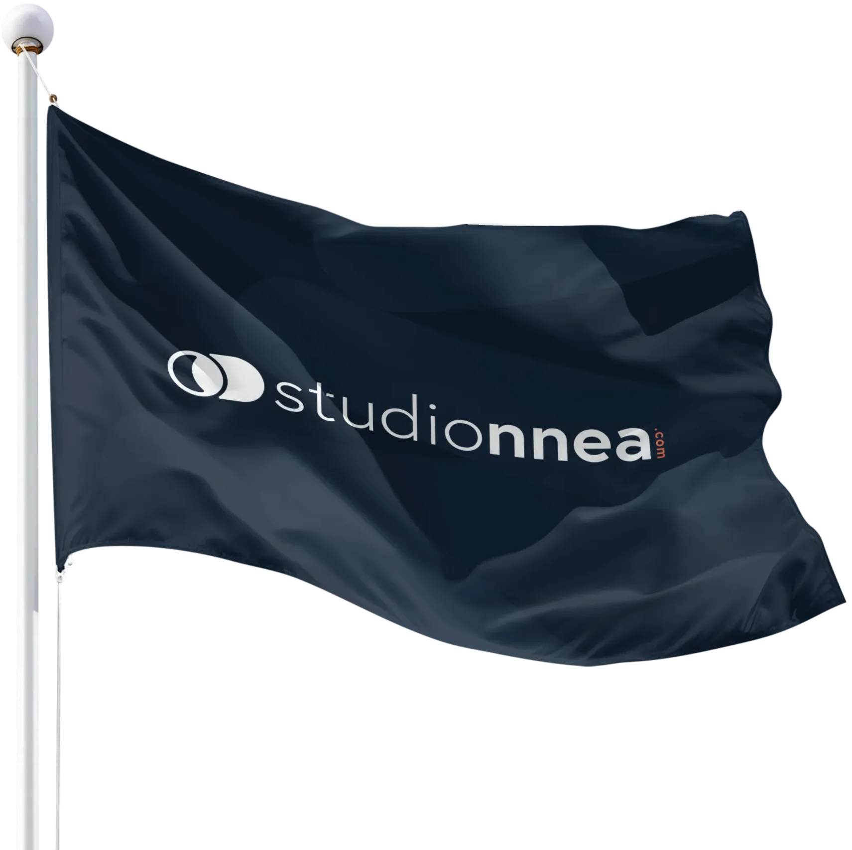 Drapeau affichant le logo de Studionnea